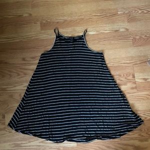 URBAN PLANET - Black and white tank top dress